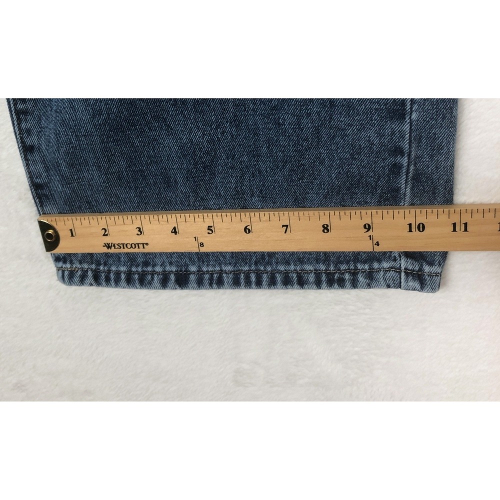 BAMBOO High Waisted Wide Leg Jeans Sz 3/26 Medium Wash Blue Denim Casual Relaxed - Picture 10 of 10